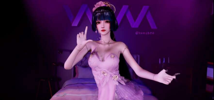 【3D同人视频/全动态/VAM】 天使没翅膀：镜 冰嘎摇 长腿白丝美人被强壮兽人抱起来狠狠的干【1V+1.8G】