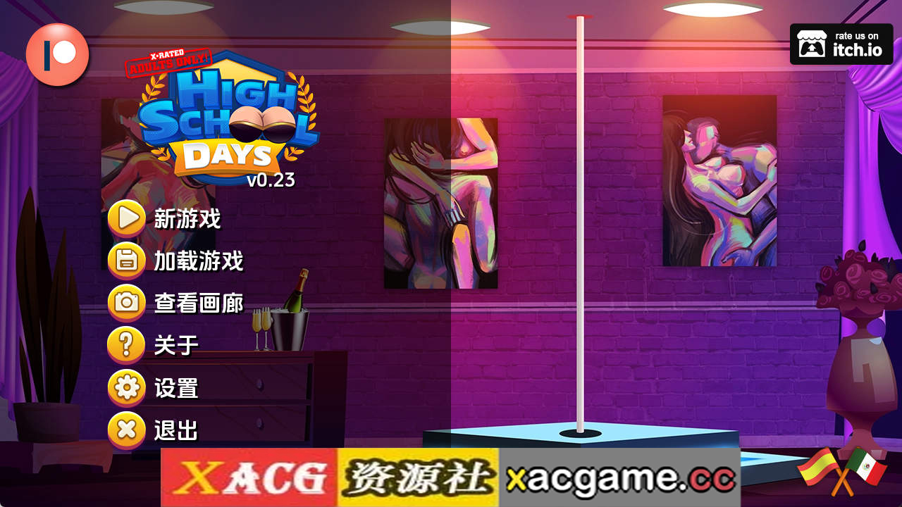 【PC/欧美SLG】高中时代v0.23 AI版【1.97G/汉化/动态/更新】